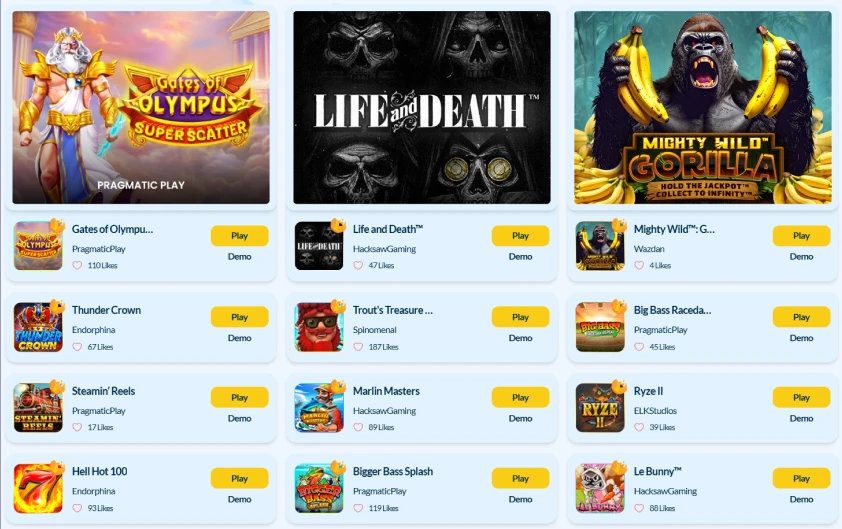 welle-casino-games